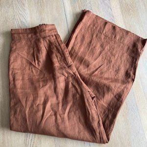 MAGASCHONI | Brown High Waisted Wide Leg Pants | M